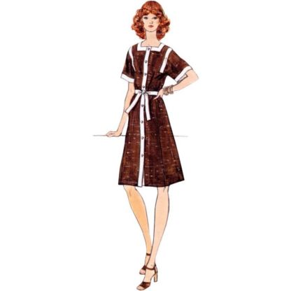 Patron Vogue 1948 B5 - Robe vintage 2