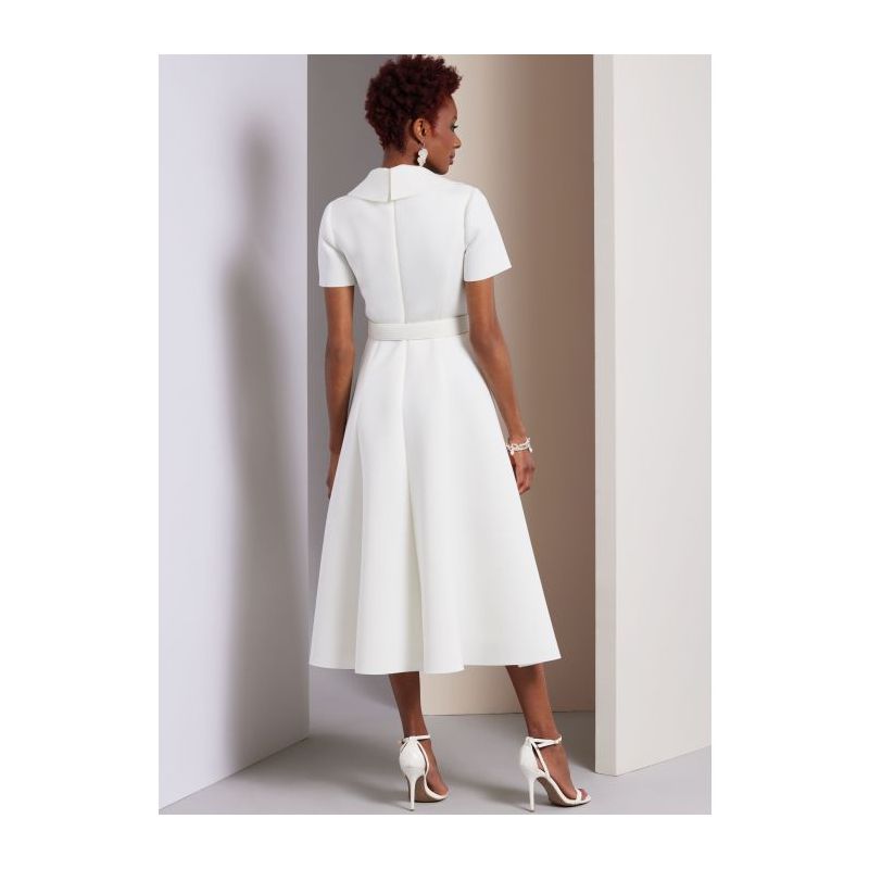 Patron Vogue 1950 A5 - Robe évasée doublée