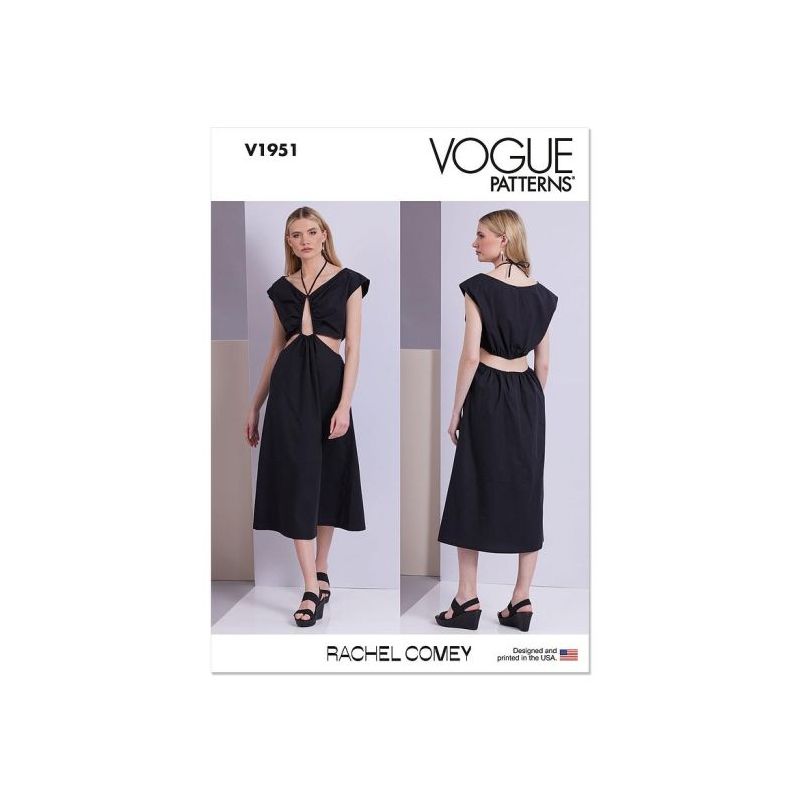 Patron Vogue 1951 Y5 - Robe trapèze