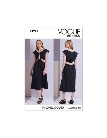 Patron Vogue 1951 Y5 - Robe trapèze