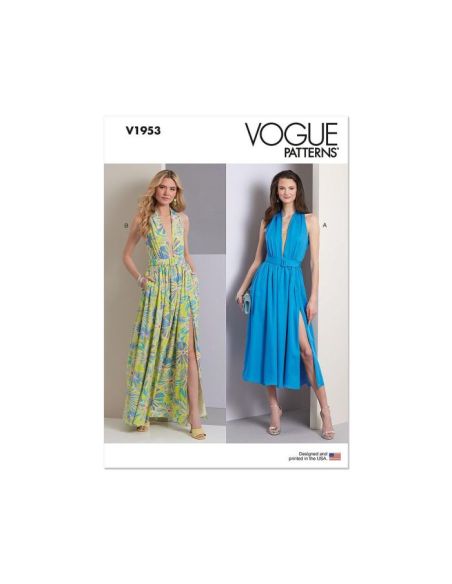 Patron Vogue 1953 F5 - Robe ajustée