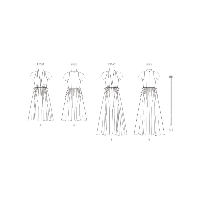 Patron Vogue 1953 F5 - Robe ajustée