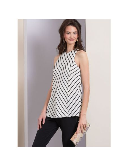 Patron Vogue 1955 Y5- Haut coupé dans le biais