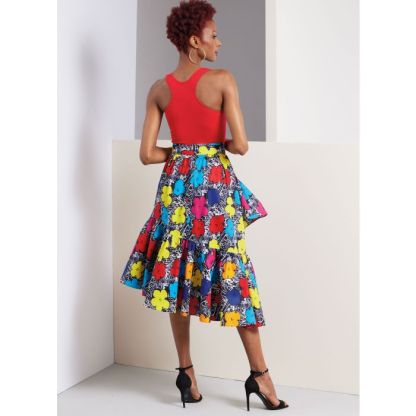 Patron Vogue 1957 B5 - Jupe asymétrique 2