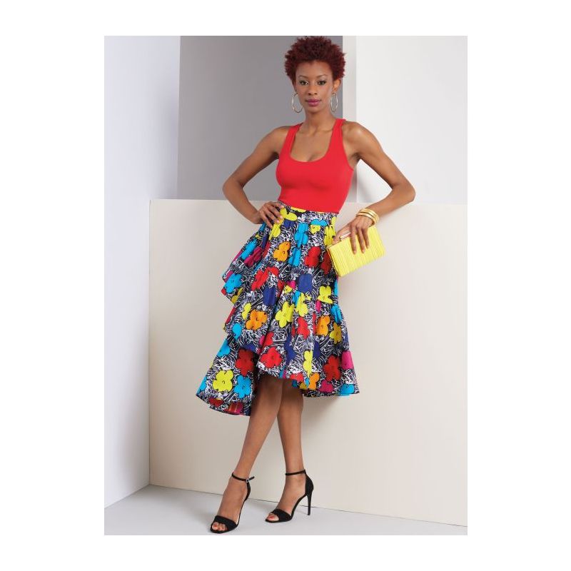 Patron Vogue 1957 Y5 - Jupe asymétrique