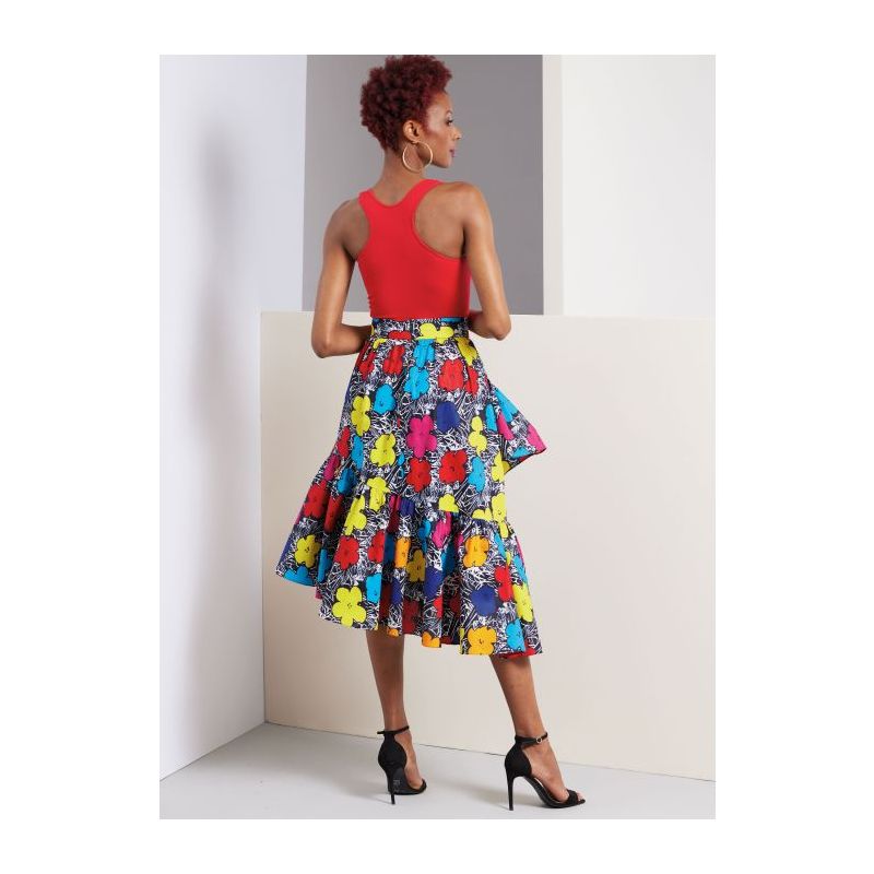 Patron Vogue 1957 Y5 - Jupe asymétrique