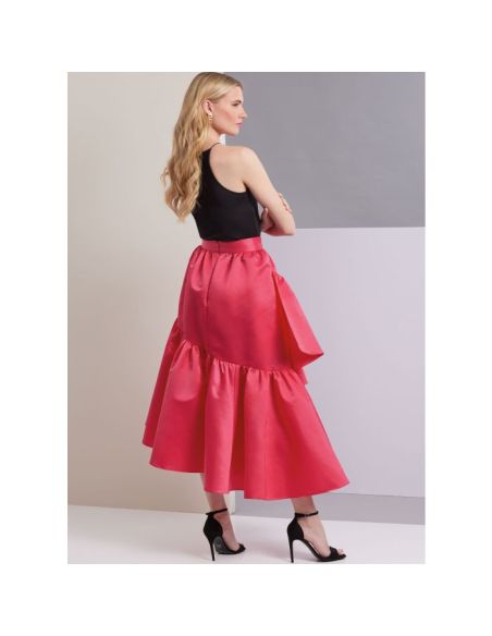 Patron Vogue 1957 Y5 - Jupe asymétrique