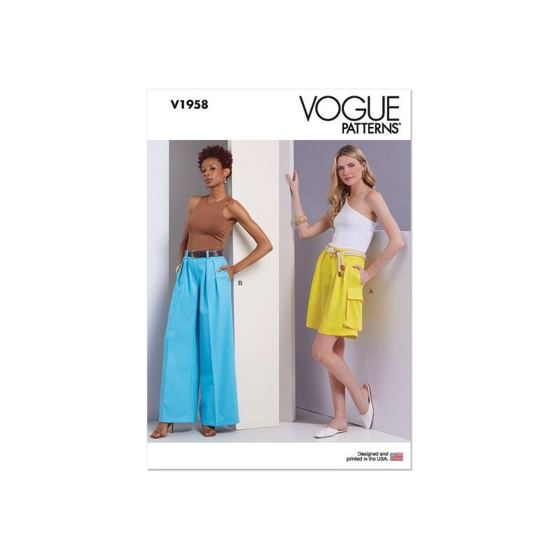 Patron Vogue 1958 A5 - Pantalon & short