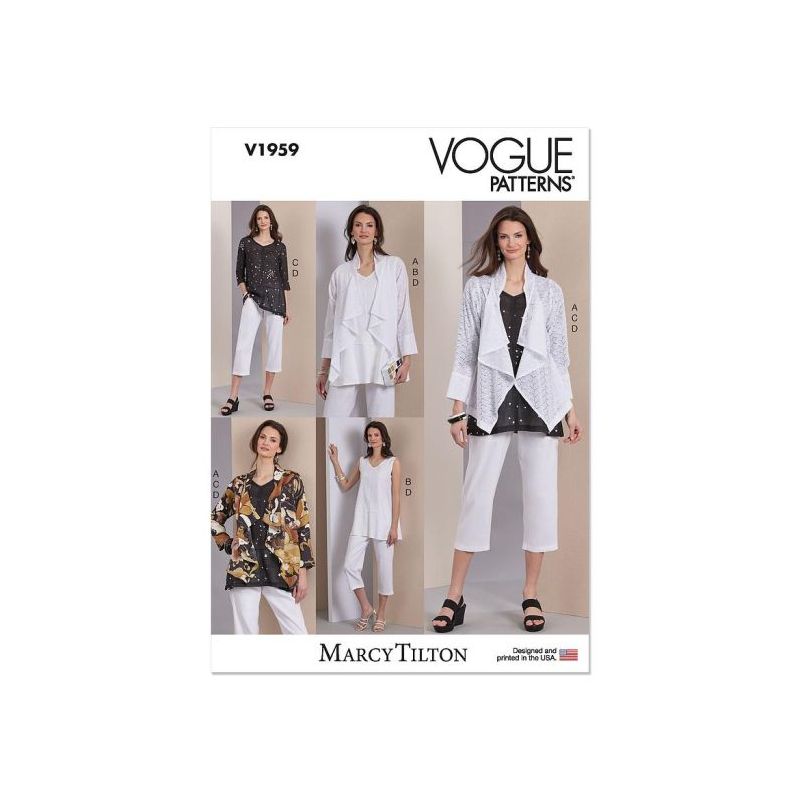 Patron Vogue 1959 B5 - Veste, tunique et pantalon