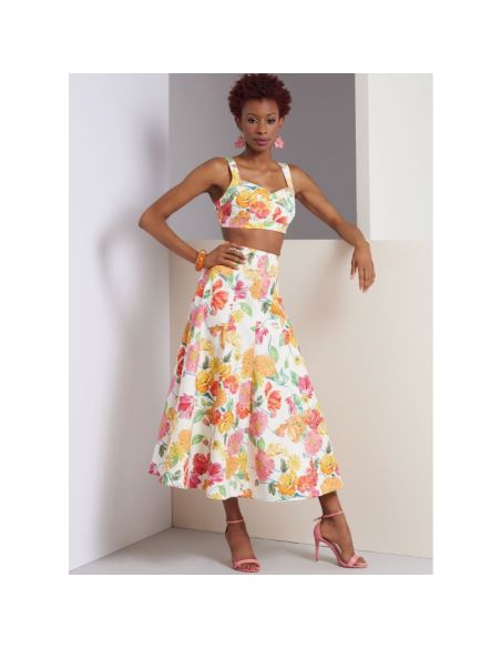 Patron Vogue 1961 E5 - Haut, jupe et pantalon