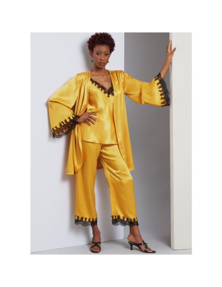 Patron Vogue 1962 F5 - Robe de chambre, camisole, jupon et pantalon