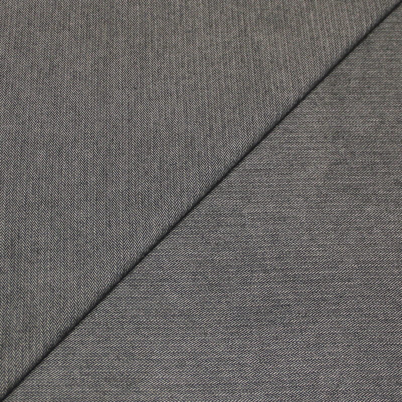 Jean's coton & élasthanne - Chevron gris