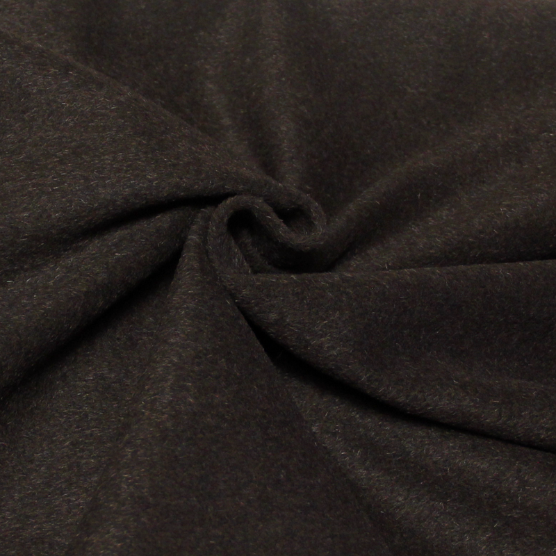 Velours de laine & angora - Marron foncé