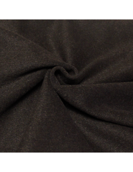 Velours de laine & angora - Marron foncé