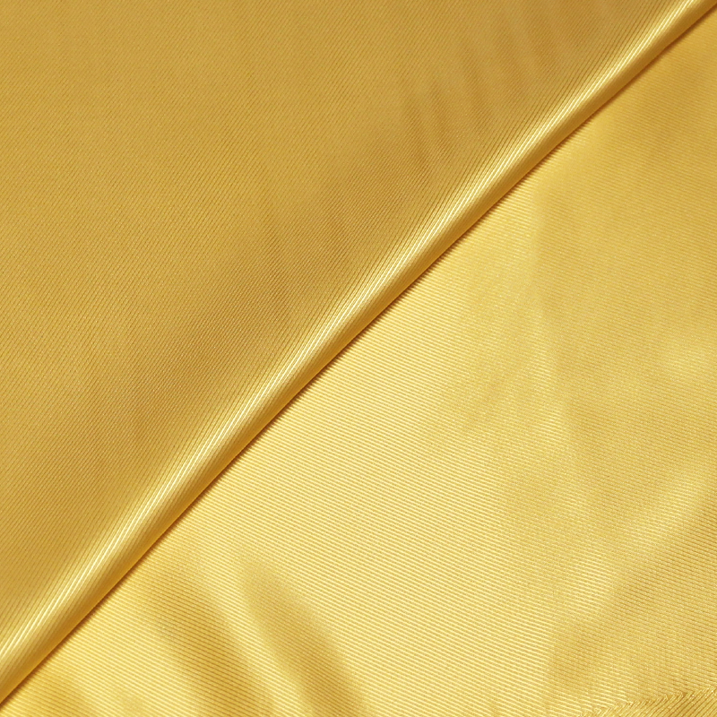 Doublure twill acétate & viscose - Jaune