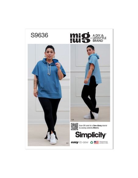 Patron Simplicity 9636.D5 - Sweat et legging