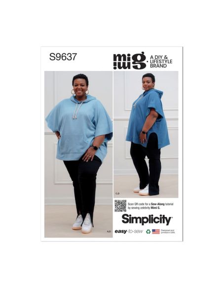 Patron Simplicity 9637.W3 - Sweat et legging