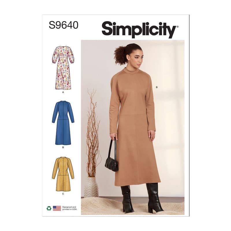 Patron Simplicity 9640.R5 - Robe à manches