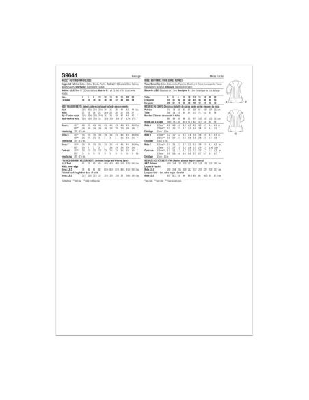 Patron Simplicity 9641.R5 - Robe boutonnée