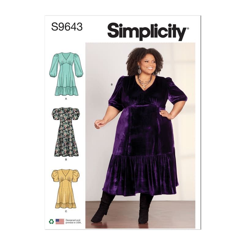 Patron Simplicity 9643.W2 - Robe