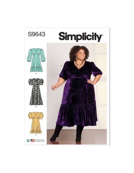 Patron Simplicity 9643.W3 - Robe