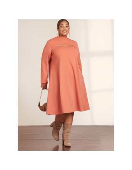 Patron Simplicity 9644.AA - Robe en tricot en trois longueurs