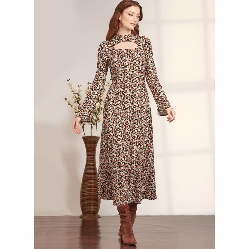 Patron Simplicity 9644.AA - Robe en tricot en trois longueurs