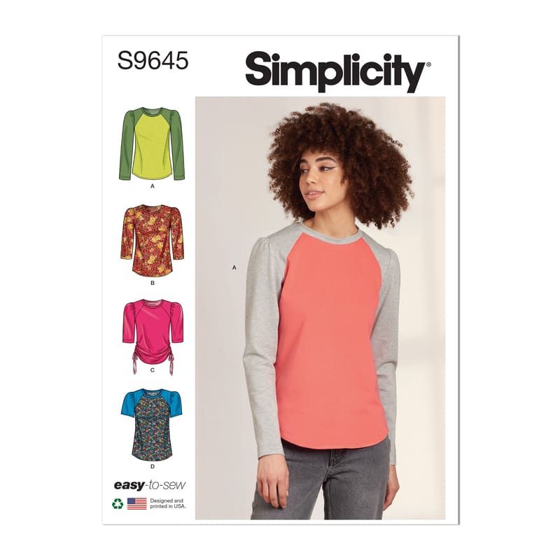 Patron Simplicity 9645.A - Haut en tricot