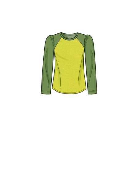 Patron Simplicity 9645.A - Haut en tricot