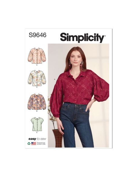 Patron Simplicity 9646.K5 - Chemise boutonnée