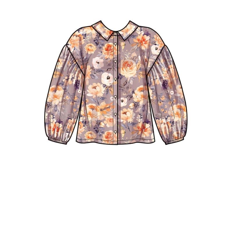 Patron Simplicity 9646.Y5 - Chemise boutonnée