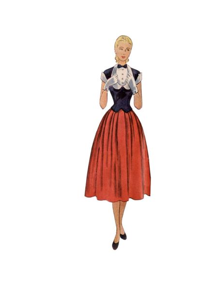 Patron Simplicity 9676.H5 - Robe deux pièces vintage