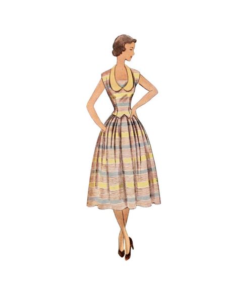 Patron Simplicity 9676.H5 - Robe deux pièces vintage