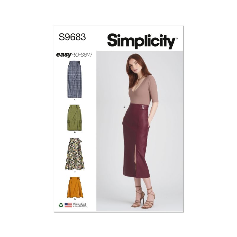 Patron Simplicity 9683.Y5 - Jupe