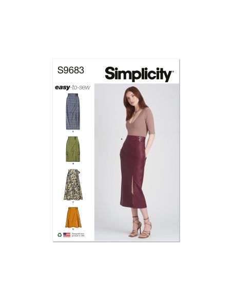 Patron Simplicity 9683.Y5 - Jupe