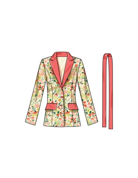 Patron Simplicity 9688.M1 - Blouson avec ceinture