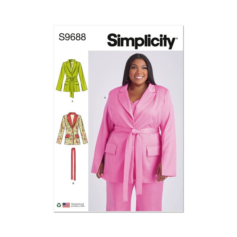 Patron Simplicity 9688.W3 - Blouson avec ceinture