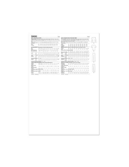 Patron Simplicity 9690.K5 - Top et pantalon