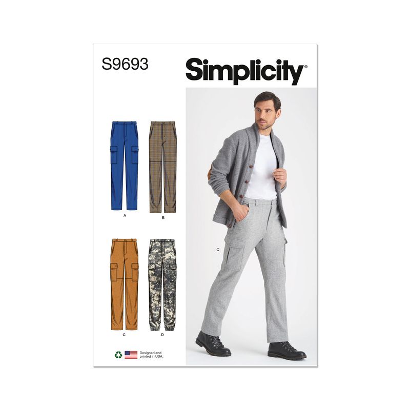 Patron Simplicity 9693.BB - Pantalon cargo