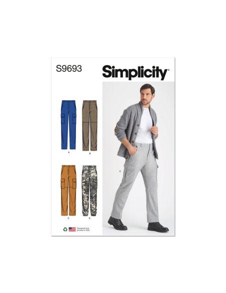Patron Simplicity 9693.BB - Pantalon cargo