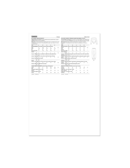 Patron Simplicity 9695.A - Ensemble jogging