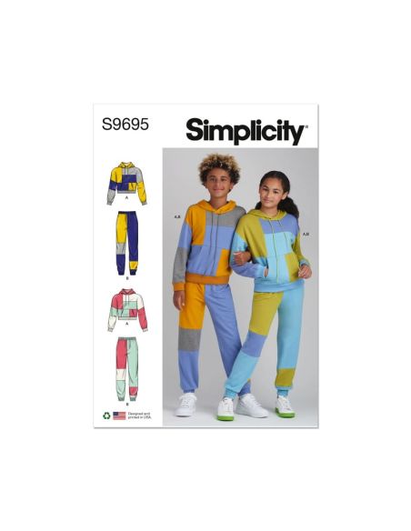 Patron Simplicity 9695.A - Ensemble jogging