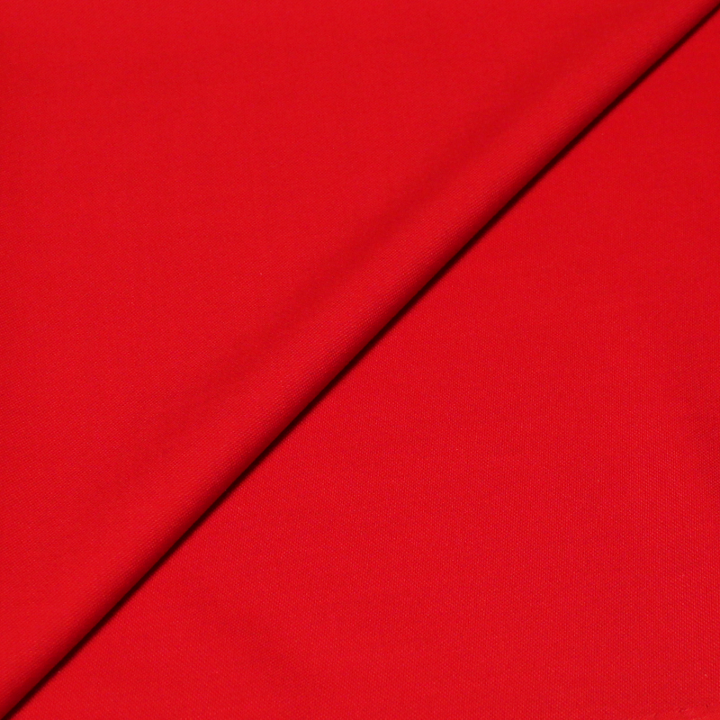 Tissu tailleur natté 100% laine vierge - Rouge