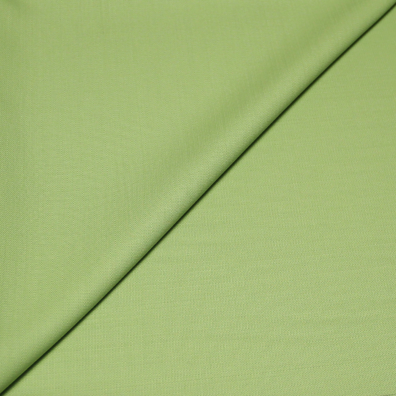 Tissu tailleur natté 100% laine vierge - Vert clair