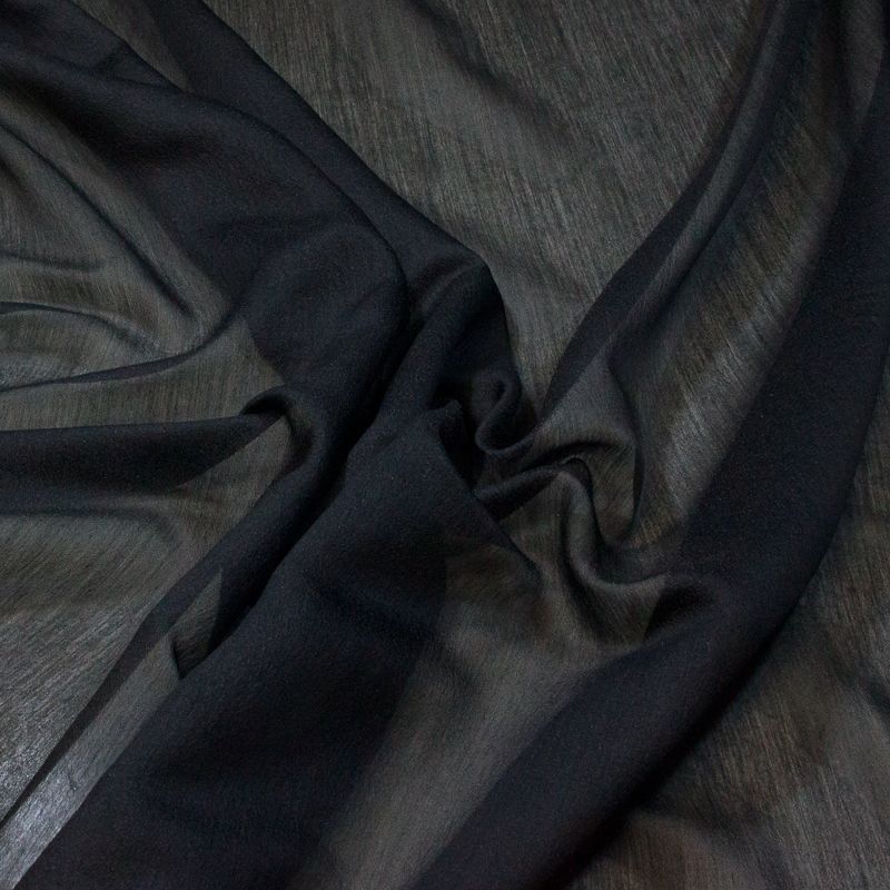 Mousseline 100% polyamide - noir