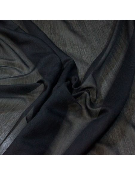 Mousseline 100% polyamide - noir