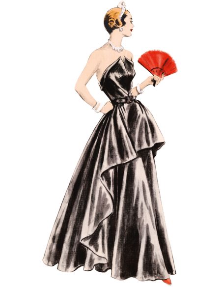 Patron Vogue 1963 AX5 - Jupe évasée