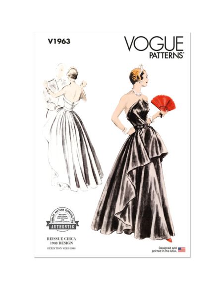 Patron Vogue 1963 E5 - Jupe évasée