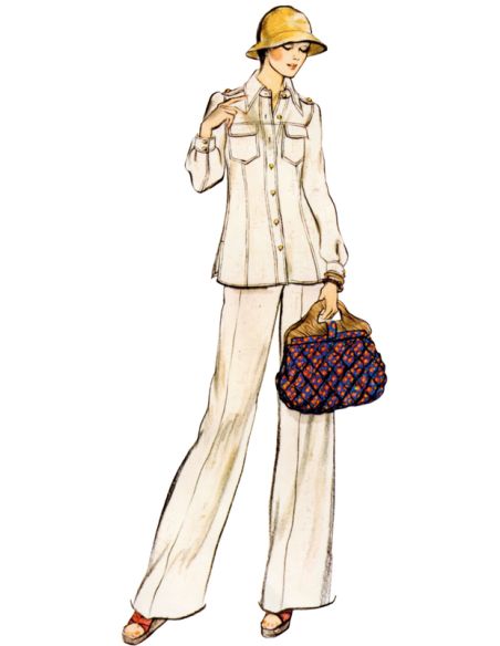 Patron Vogue 1966 B5 - Veste semi ajustée