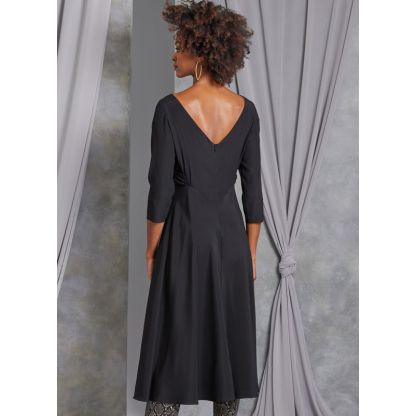 Patron Vogue 1967 H5 - Robe doublée 2